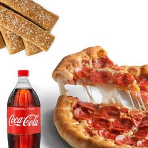 Hut Cheese 1 Ing. + Breadsticks + 1.25 L