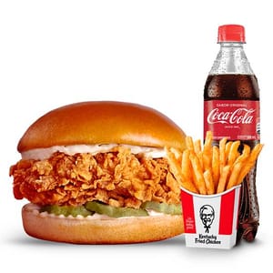 Combo Kentucky Chicken Sándwich