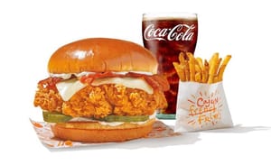 Combo Bacon & Cheese Classic Chicken Sandwich