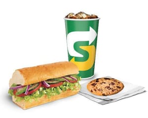 Combo sub veggie delite