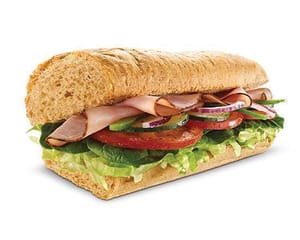 Sub individual de jamón