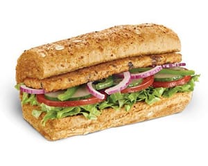 Sub individual patty vegetariano