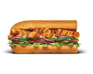 Sub individual pollo teriyaki
