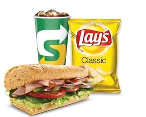 Combo sub de jamón