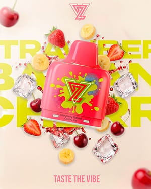 CARTUCHO VIZZEL - Strawberry Banana Cherry Ice