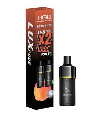 HQD LUX CARTUCHOS - Peach Ice