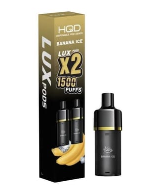 HQD LUX CARTUCHOS - Banana Ice