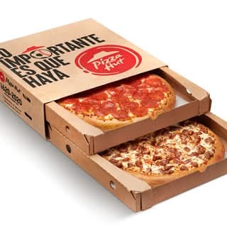 Double Box: 2 Pizzas Medianas Pan 1 ing. + Refresco 1.25L