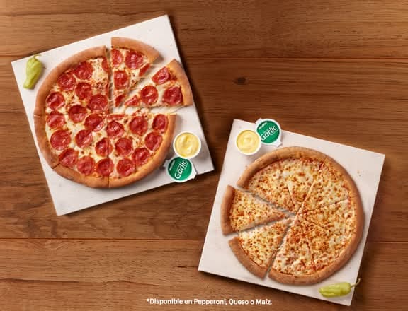 Dos Pizzas Grandes de 1 Ingrediente