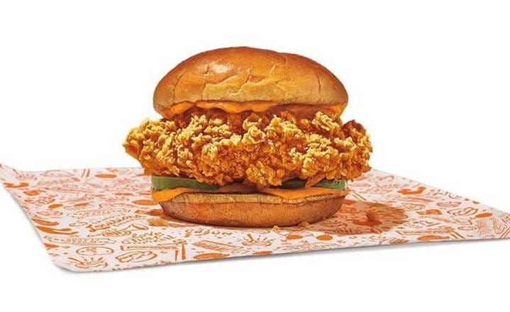 Spicy chicken sandwich